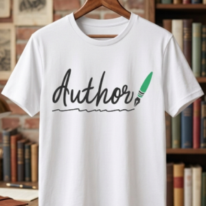 Exclusive Autographed White T-Shirt by the Author