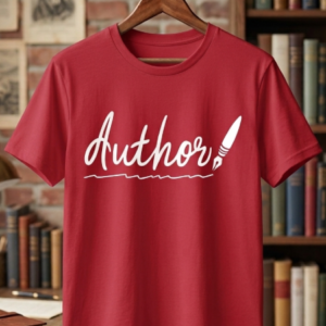Exclusive Autographed Red T-Shirt by the Author